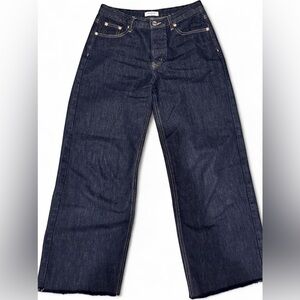 PARKE Low Rise Baggy - Dark Wash